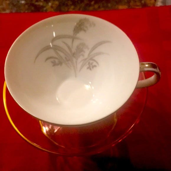 Vtg Wentworth China, Eterna Shape Silver Wheat Cup - Picture 1 of 6
